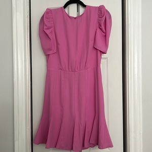 Express pink puff sleeves